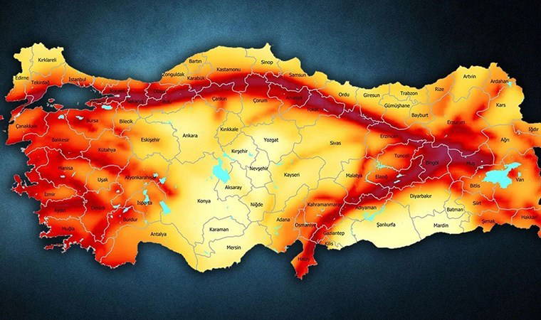 AFAD'dan 'Türkiye Deprem Tehlike Haritası' açıklaması: Hangi renk, hangi anlama geliyor?