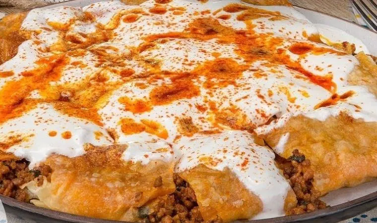 15 dakikada mantı tadında manlama tarifi