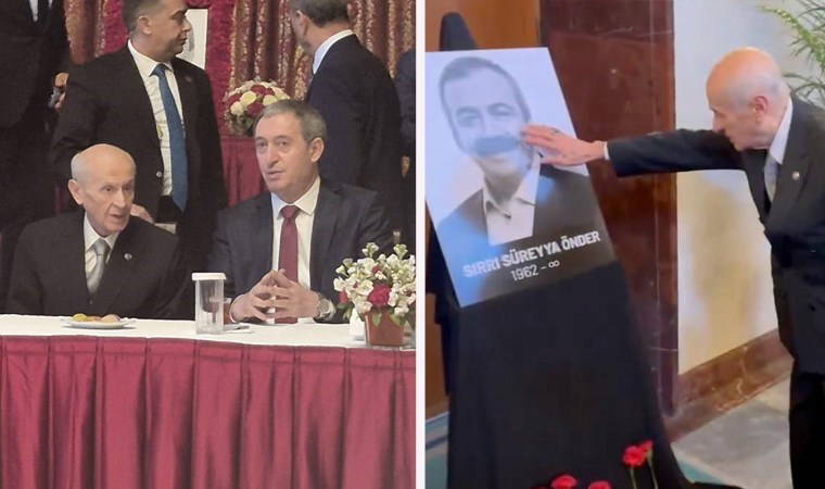 99 gün sonra Meclis'e geldi... Devlet Bahçeli'den DEM Parti'ye taziye ziyareti: Eliyle Sırrı Süreyya Önder'in fotoğrafını sevdi
