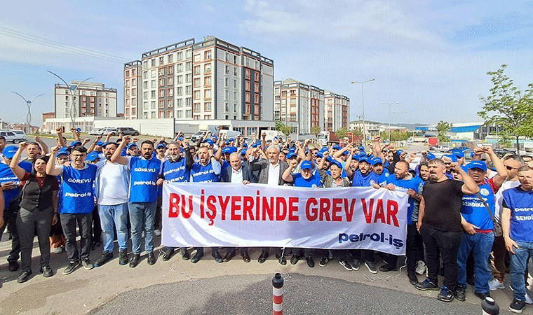 Kocaeli'nde işçiler üretimi durdurdu
