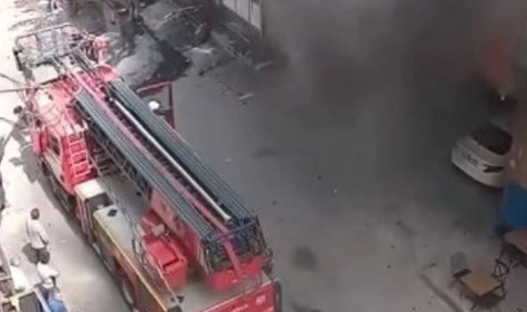 Kağıthane'de tamirhanede çıkan yangında 1 kişi öldü, 1 kişi yaralandı