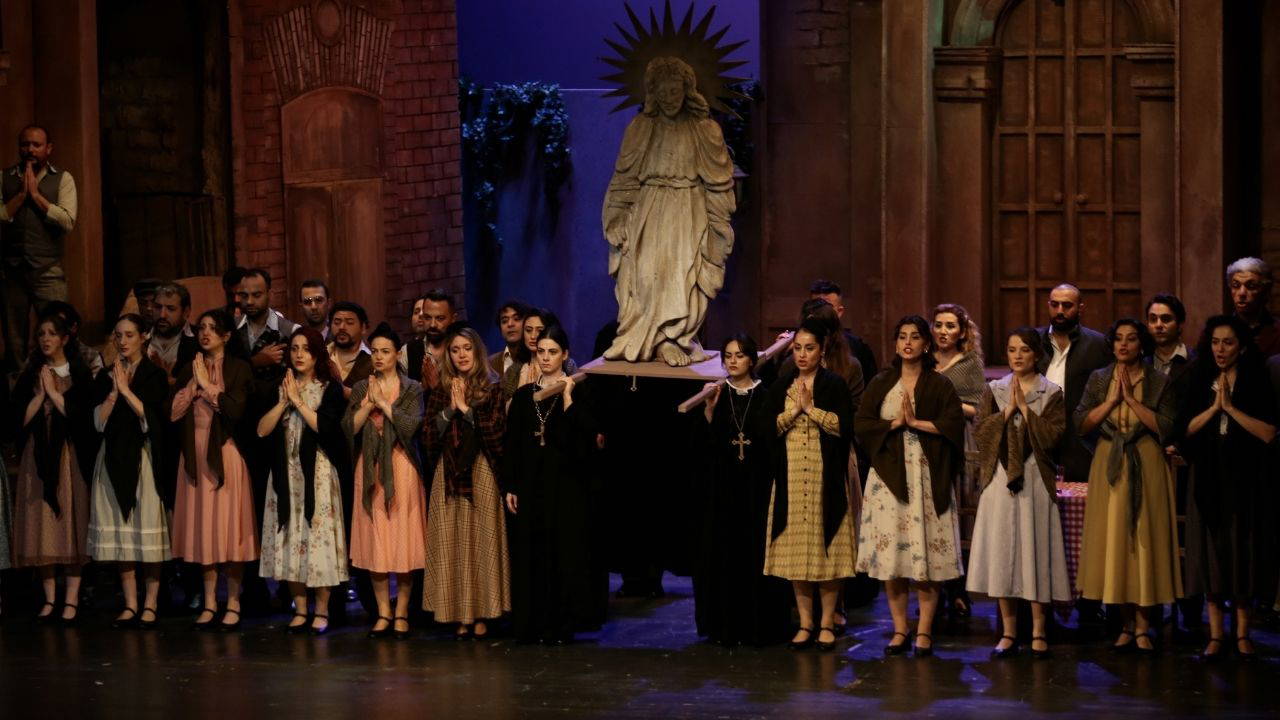 Samsun Devlet Opera ve Balesi 'Cavalleria Rusticana' operasını sahneledi