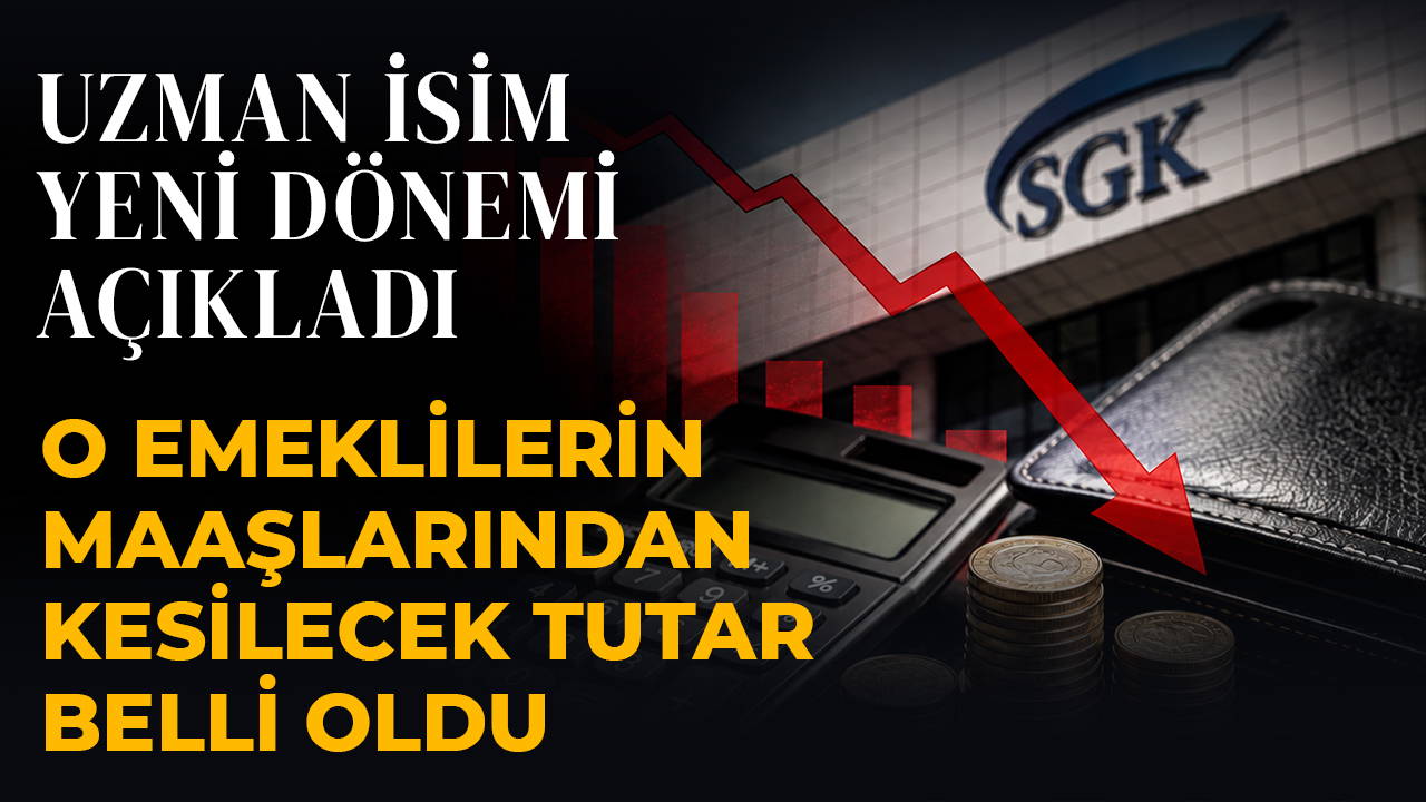 Emeklilerin aylıklarından kesilecek tutar belli oldu