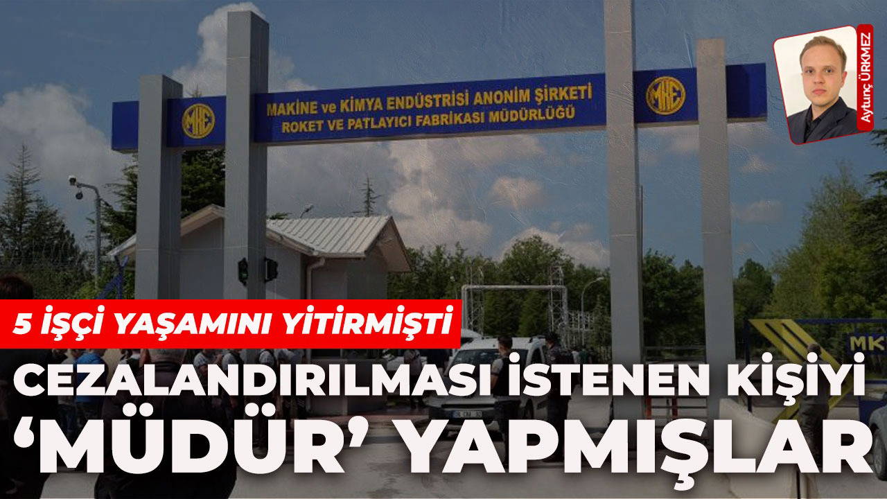 Patlama kusurlusu patlamaya müdür olmuş!