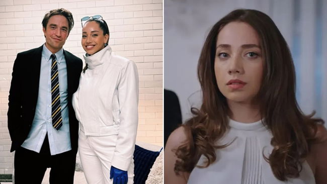 Ünlü oyuncu Özge Özacar, Robert Pattinson ile tanıştı!