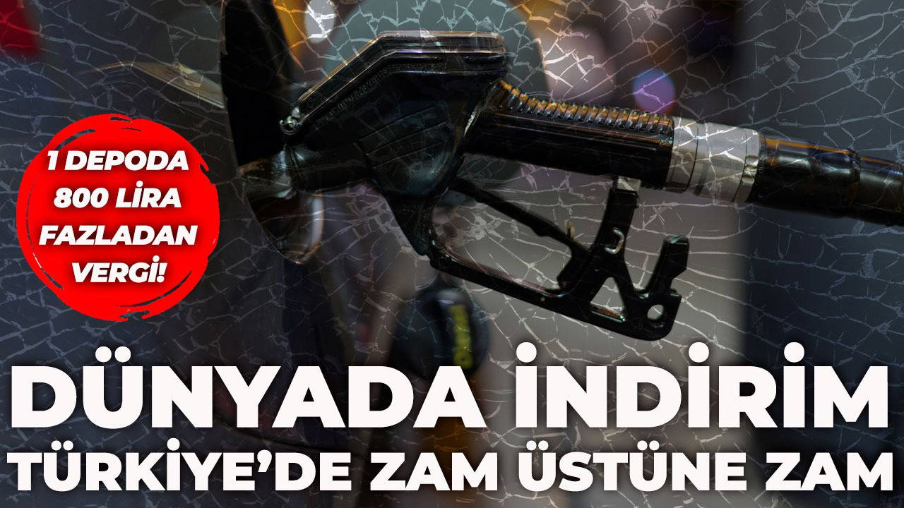 Akaryakıt fiyatları dünyada düşerken Türkiye’de gizli zam!