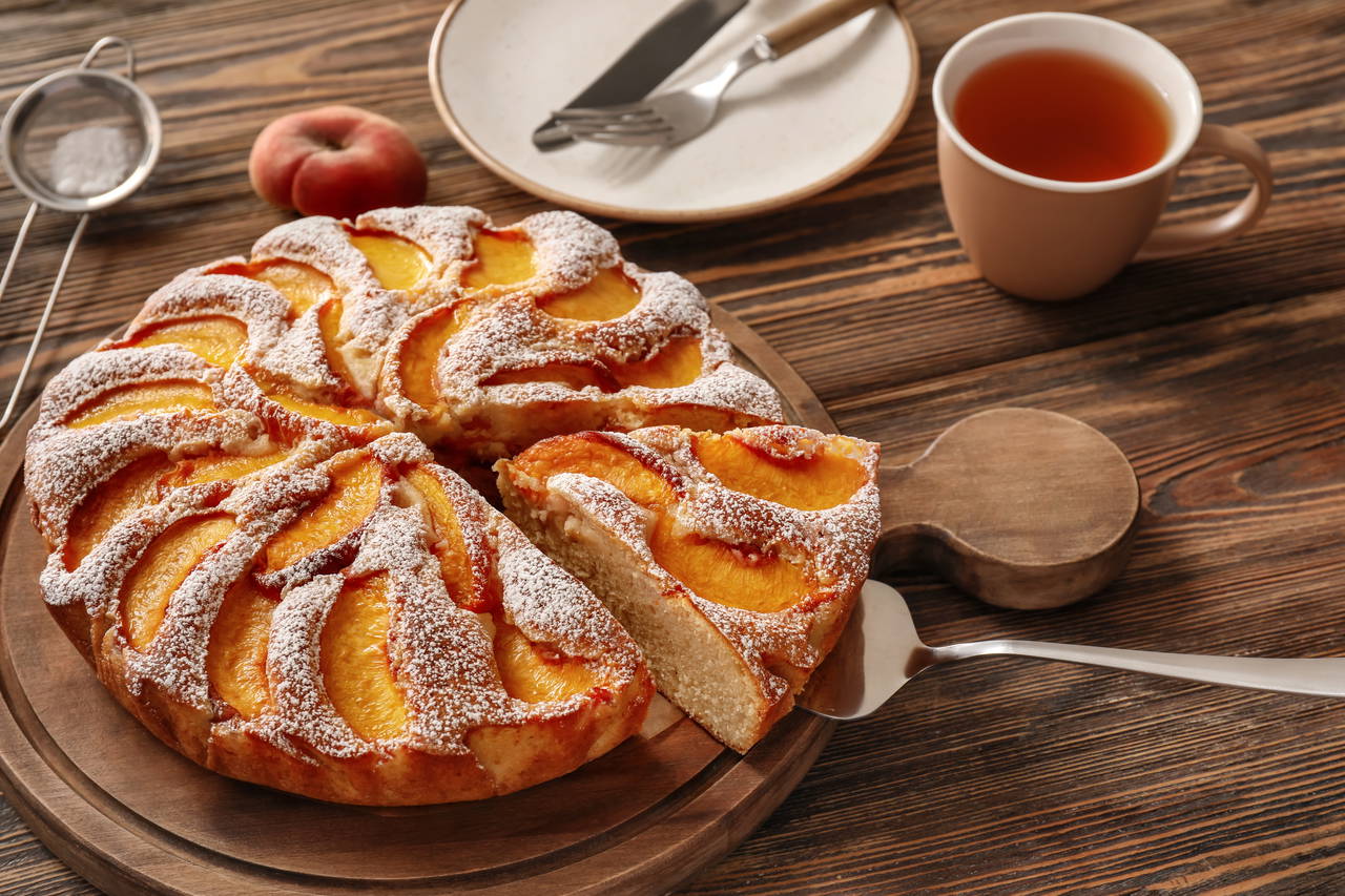 Yaz mevsiminin en hafif tatlısı: Şeftalili kek tarifi