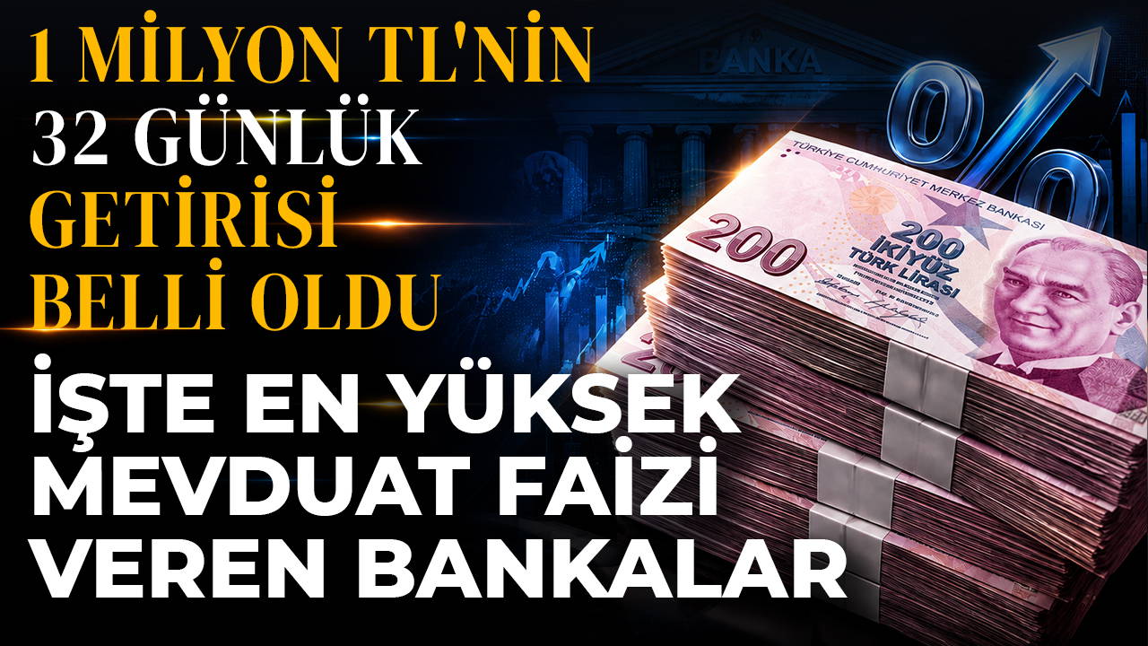 İşte en yüksek mevduat faizi veren bankalar