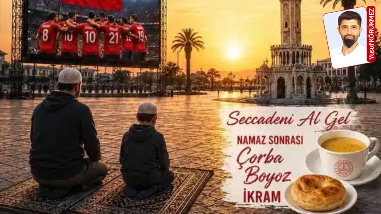 Milli maç için namaz çağrısı