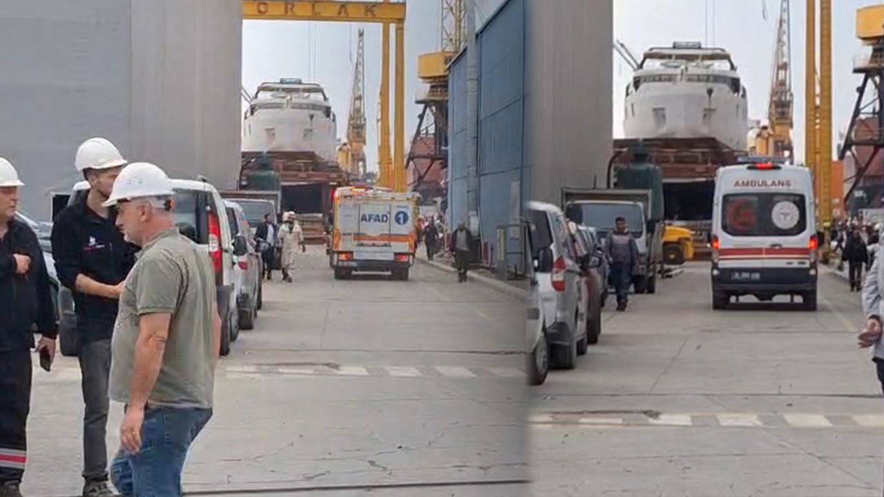 Tuzla'da gemide patlama meydana geldi