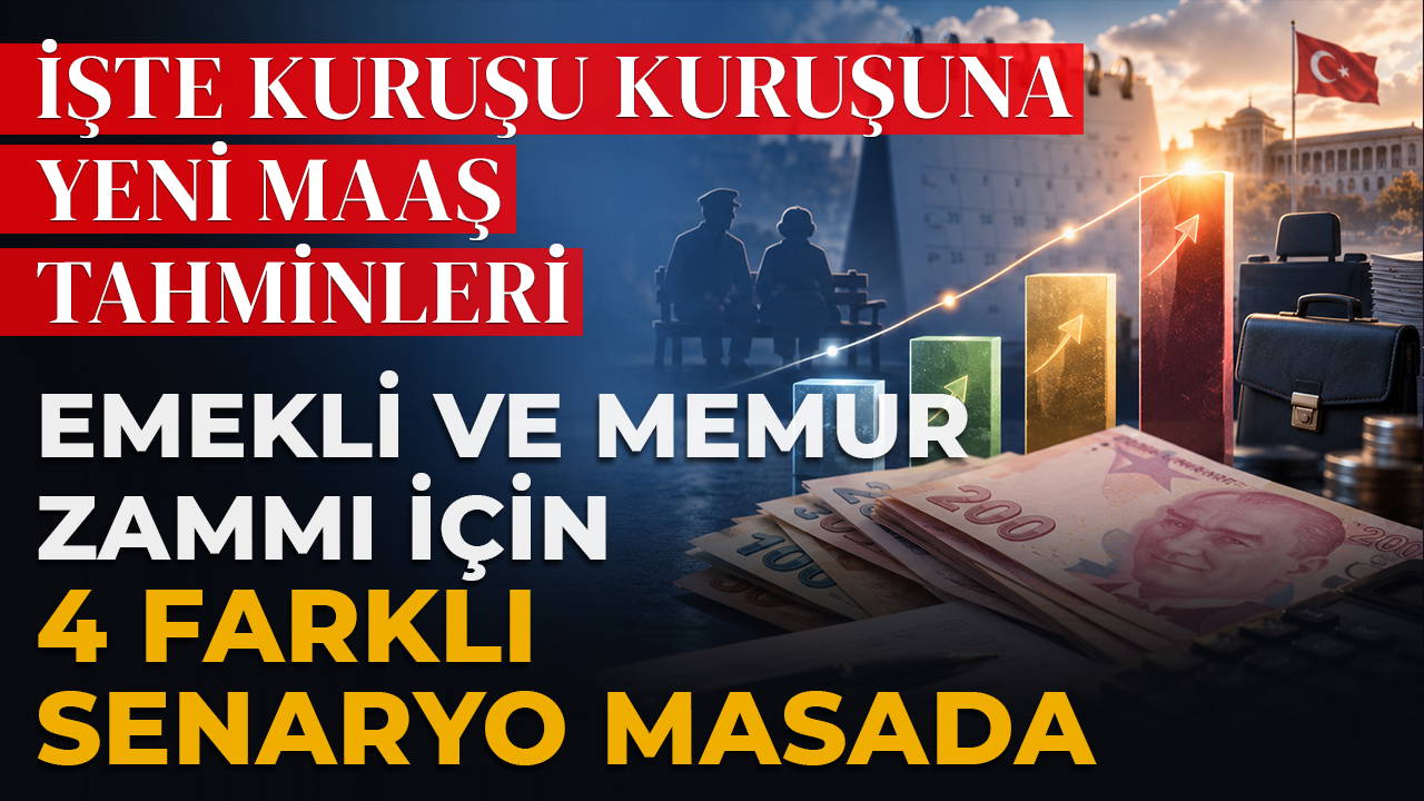 Memur ve emekli zammı için 4 farklı senaryo masada