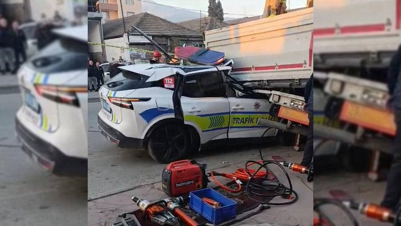 Manisa'da feci kaza: 1 polis şehit oldu!