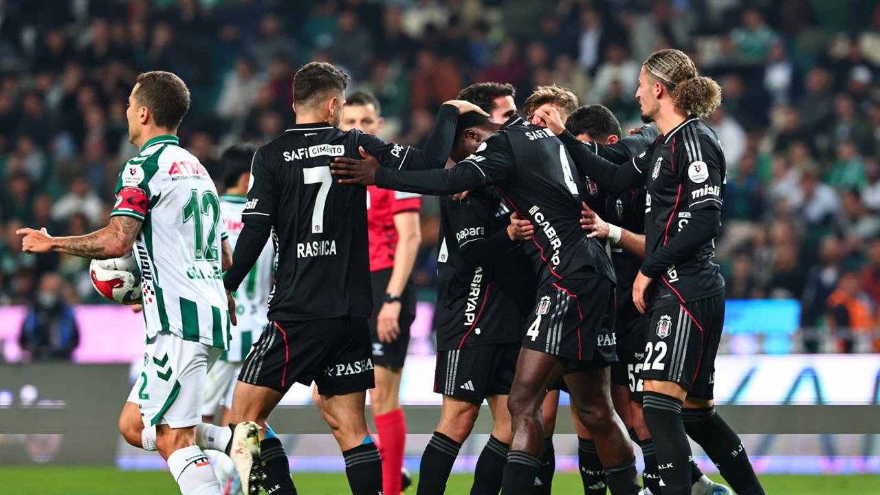 Beşiktaş, Konya'dan 3 puanla dönüyor!