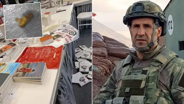 Orkun Özeller'in kitaplarını imzalayacağı Nergiz Yayınevi standına çirkin saldırı