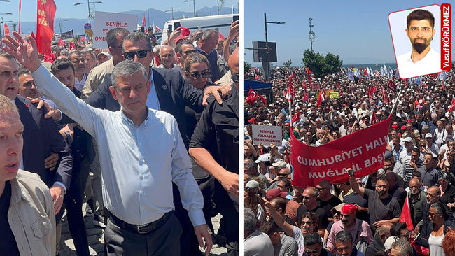 İzmir mitingine TOMA'lı müdahale... 