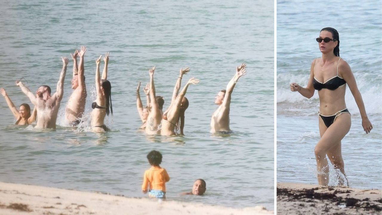 Miami sahilinde Katy Perry rüzgârı