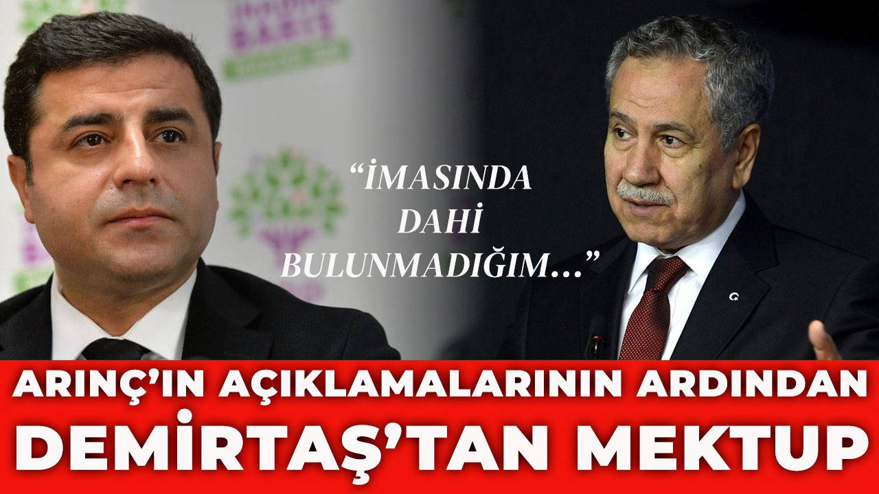 Demirtaş'tan mektup: 'İyi niyetle dahi olsa...'