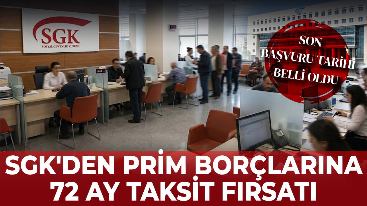 SGK'den prim borçlarına 72 ay taksit fırsatı