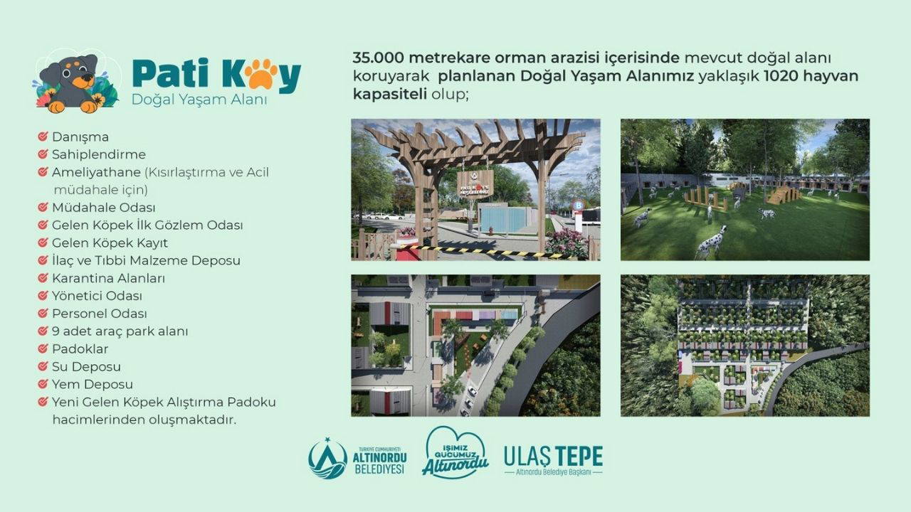 Altınordu'ya Pati Köy Doğal Yaşam Alanı geliyor