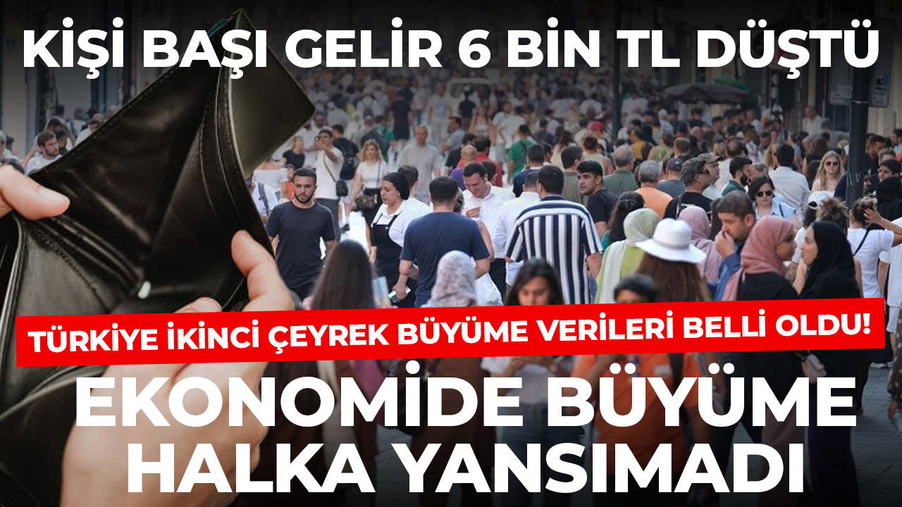 Türk ekonomisinde büyüme halka yansımadı