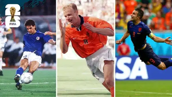 Roberto Baggio, Dennis Bergkamp, Robin van Persie... İşte Dünya Kupası tarihinde hafızalara kazınan goller