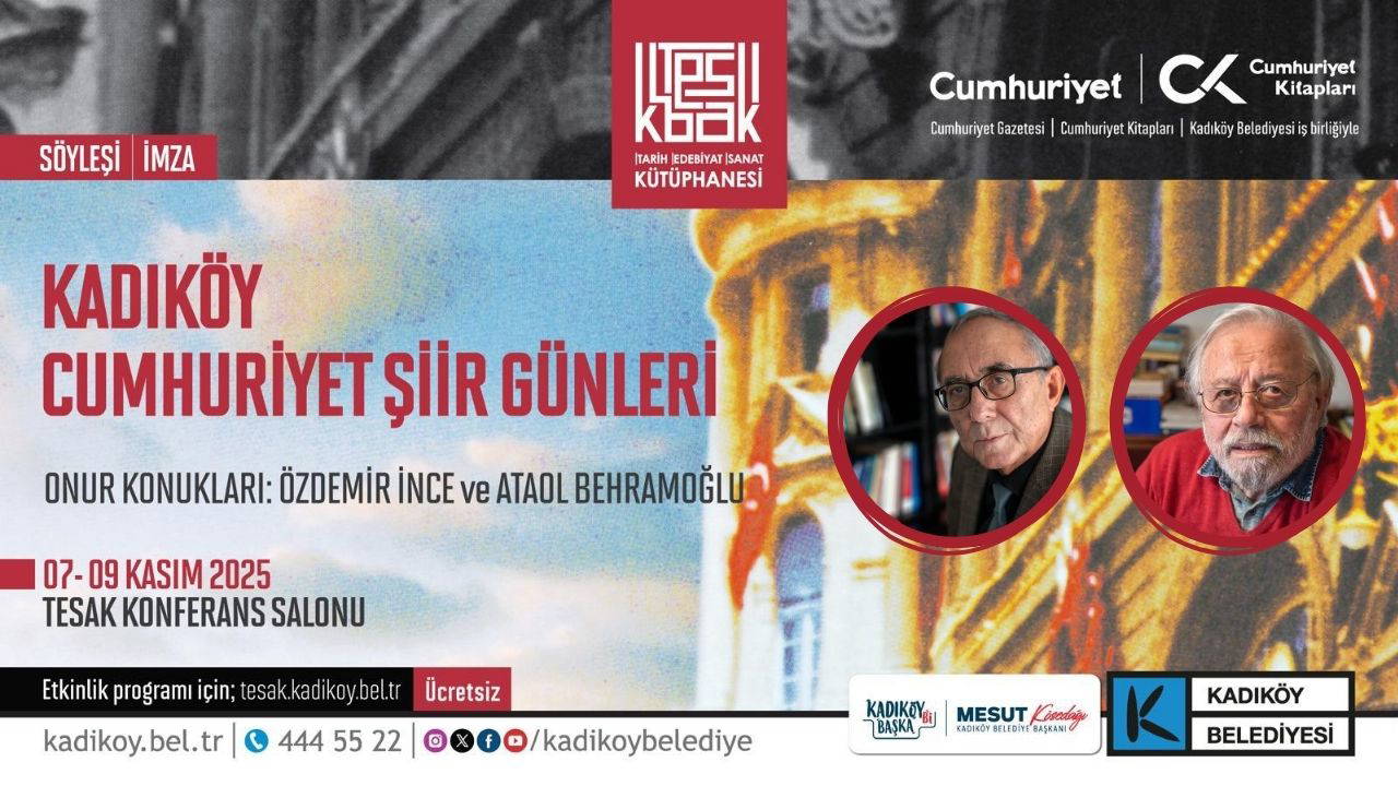 Kadıköy'de şiir günleri başlıyor!