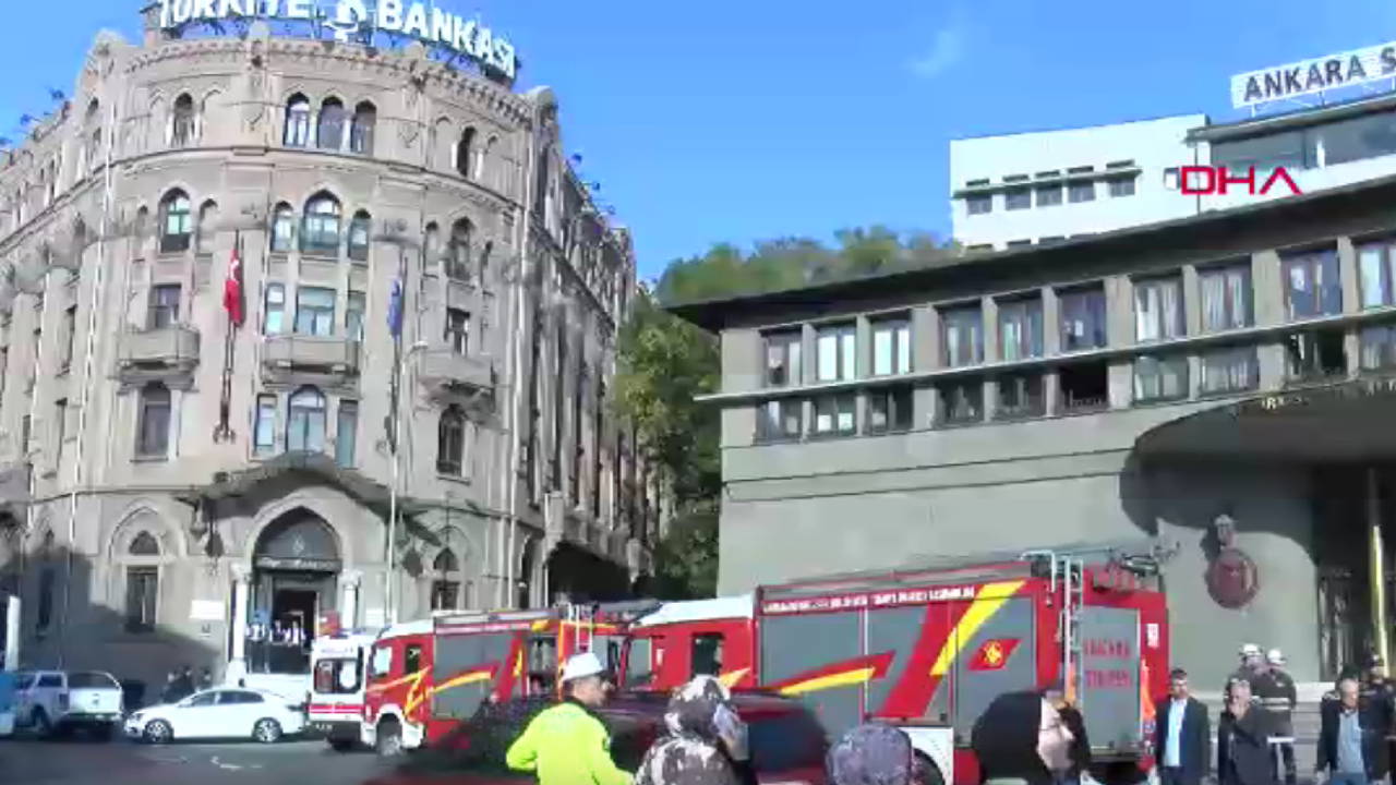 Ankara Sosyal Bilimler Üniversitesi'nde panik anları
