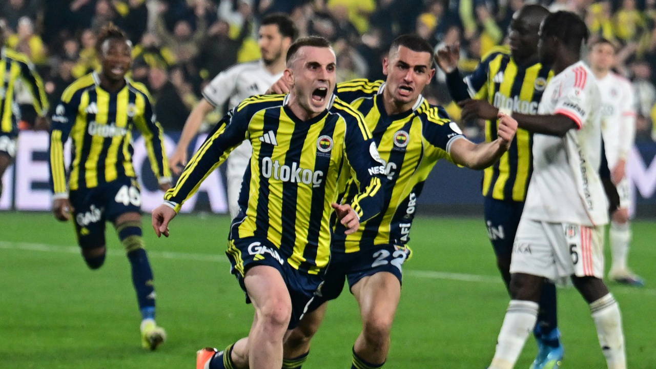 Kadıköy'deki derbide kazanan Fenerbahçe: Fenerbahçe 1-0 Beşiktaş