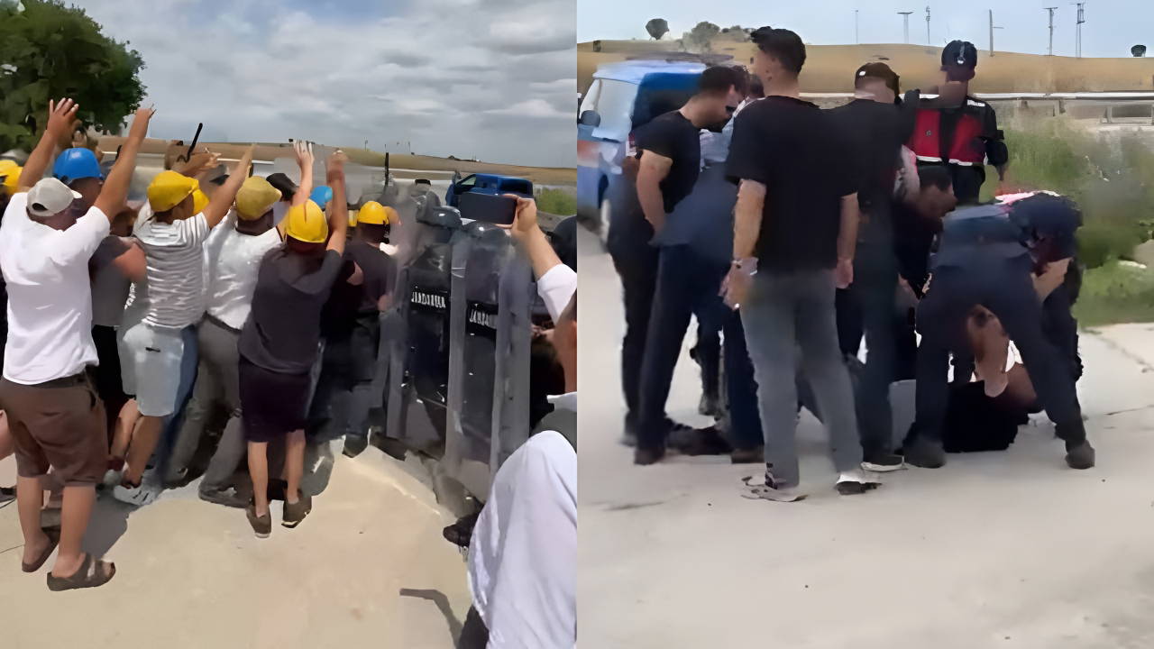 Edirne'de Erdoğan'a seslerini duyurmak isteyen işçilere gözaltı: Sendikadan 'ambulans' çağrısı