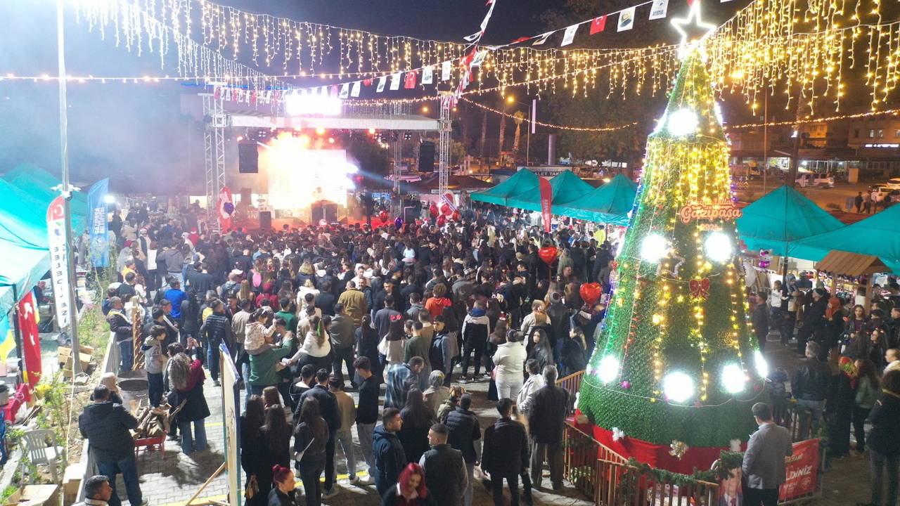 Gazipaşa’da yeni yıl heyecanı uluslararası pazarla taçlandı