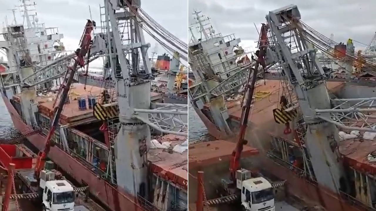 Tuzla'da gemi devrildi: Can kaybı var!