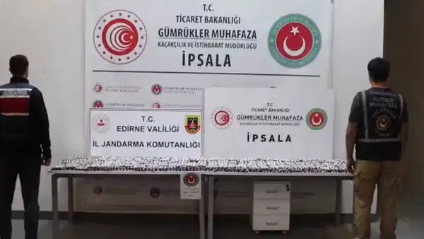 İpsala Sınır Kapısı’nda 17 bin 121 uyuşturucu hap ele geçirildi