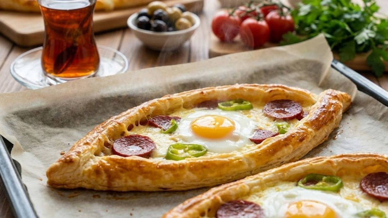 Hamur açmak yok, lezzet çok: Pazar kahvaltısının zahmetsiz kralı milföy pide tarifi...
