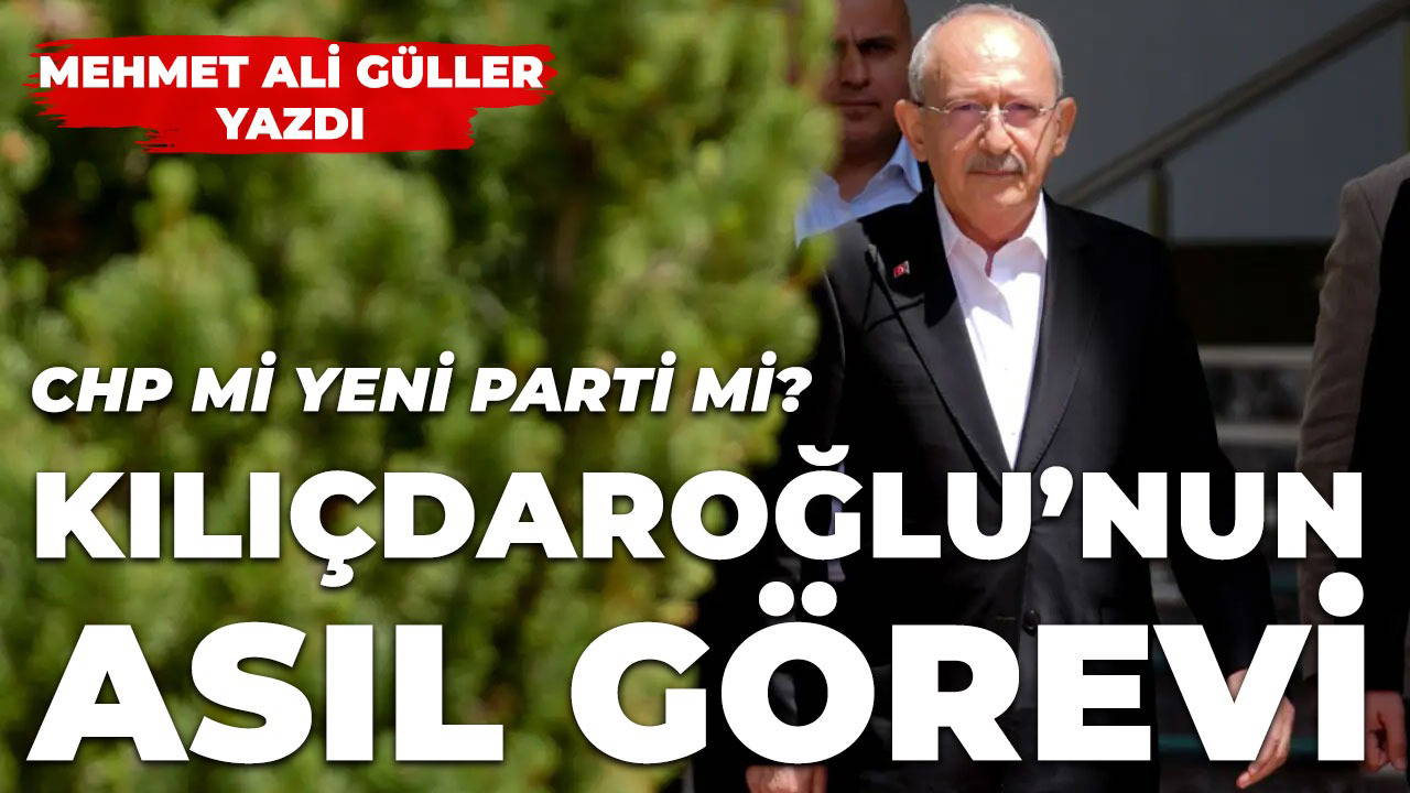 CHP mi, yeni parti mi?