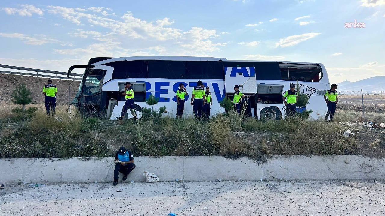Ankara-Niğde otoyolunda otobüs kazası; çok sayıda yaralı var