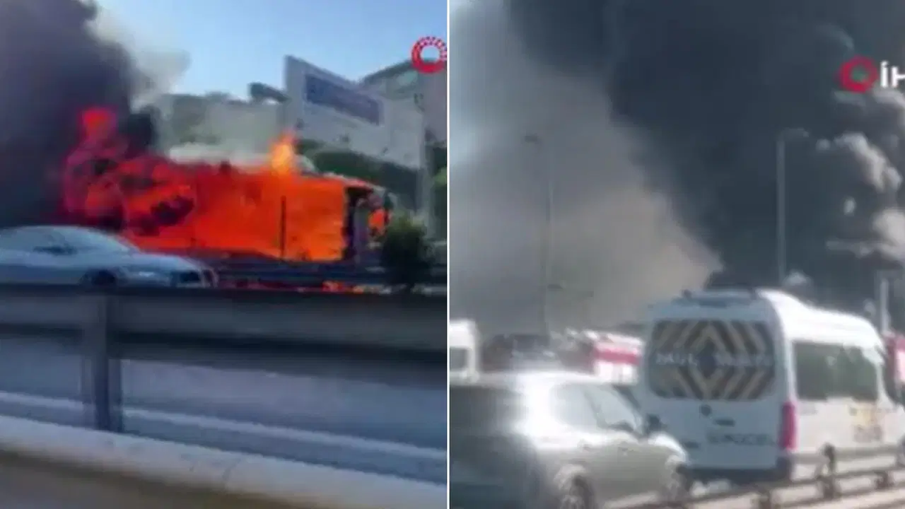 Son Dakika... İncirli'de metrobüs yangını: Ekipler sevk edildi!