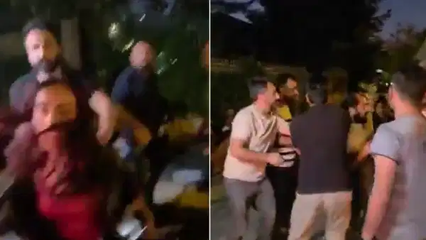 Bakanlık önünde direnen madencilere polis müdahalesi