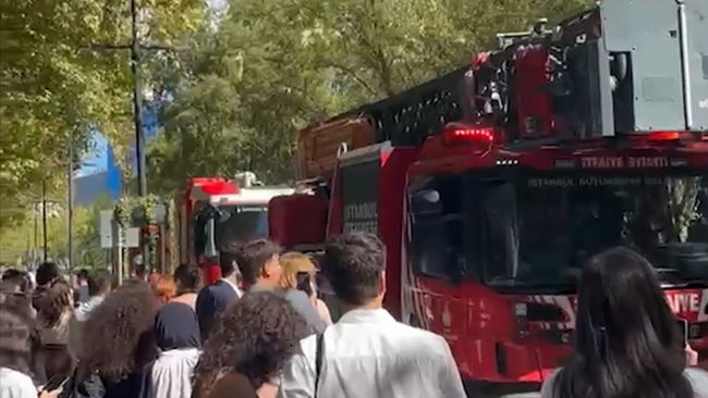 İTÜ'de korkutan yangın