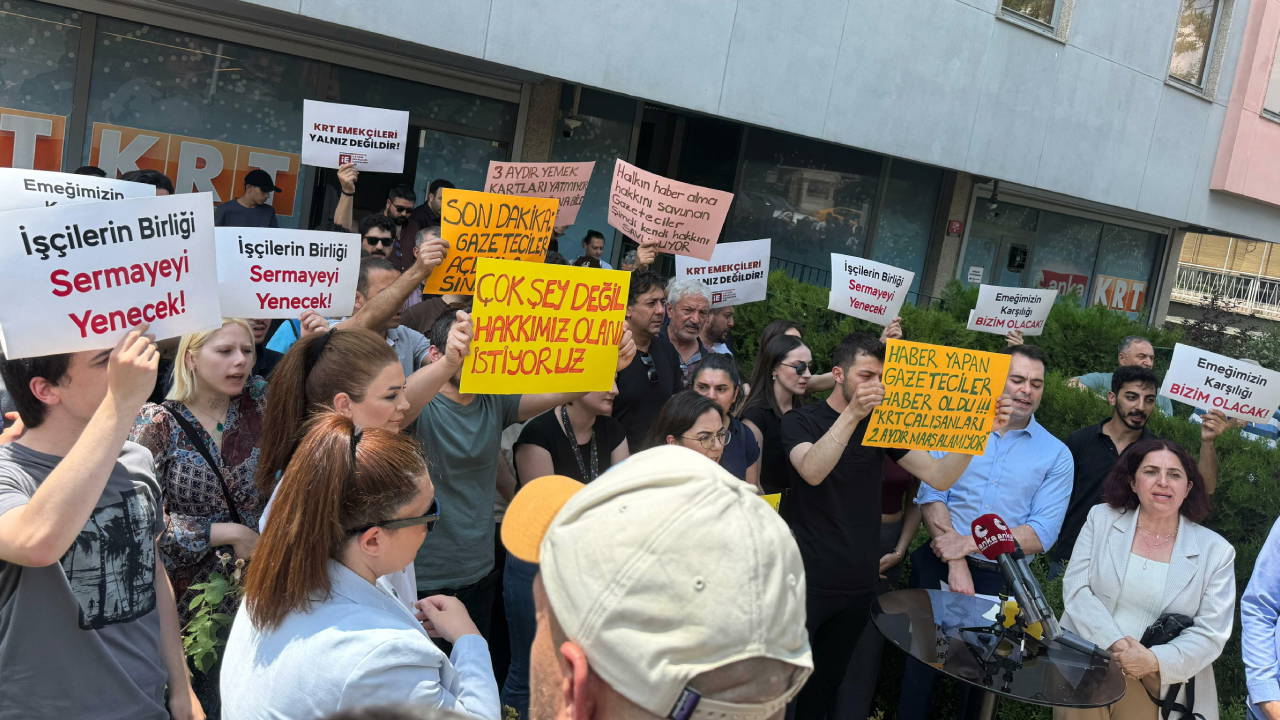 KRT TV emekçilerinin hak arayışı devam ediyor