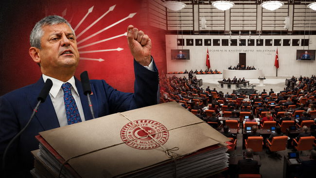 Özgür Özel'e ait 3 dosya da aralarında...