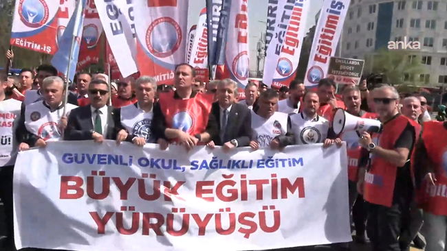 Katliamı değil eğitimcileri 'önlemeye' çalıştılar!