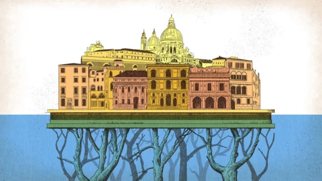 Venedik'i 1600 yıl boyunca su üstünde tutan sistem