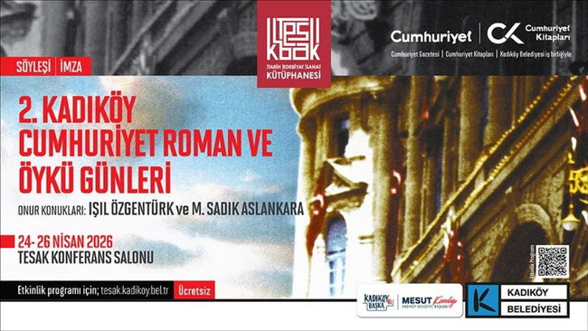 2. Kadıköy-Cumhuriyet Roman ve Öykü Günleri başlıyor