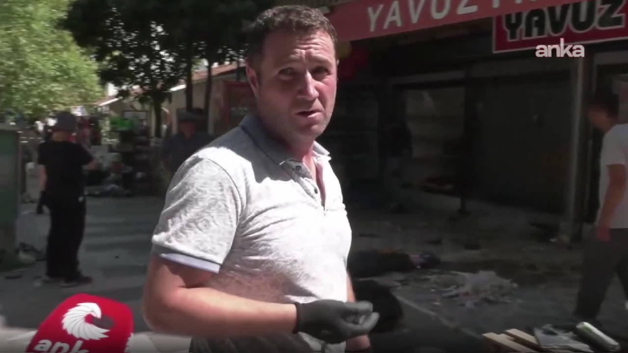 Sındırgı’da ağır hasar alan marketi tahliye eden yurttaş: 'Burada devlet yok. Hani seferberlik, hani yardım?'