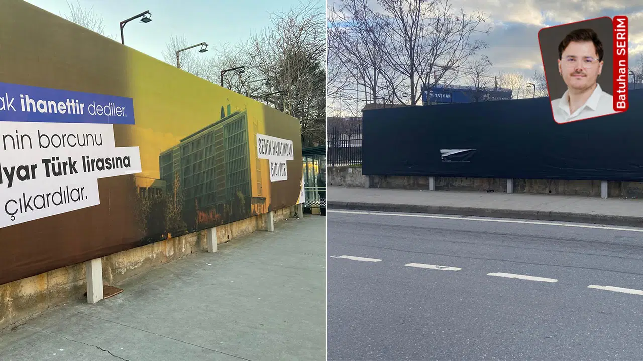 CHP suç duyurusunda bulunmuş, AKP İl Başkanı 'dezenformasyon' demişti: O afiş kaldırıldı!