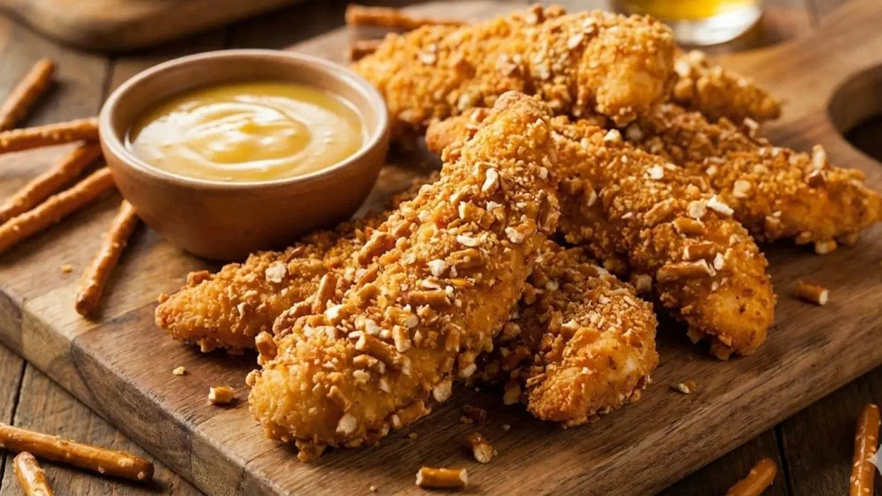 Galeta ununu rafa kaldırın: Tuzlu çubuk kraker paneli çıtır tavuk tarifi...