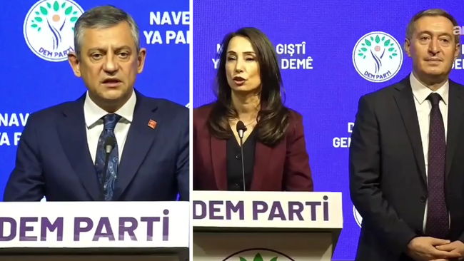 DEM Parti'yi ziyaret etti...