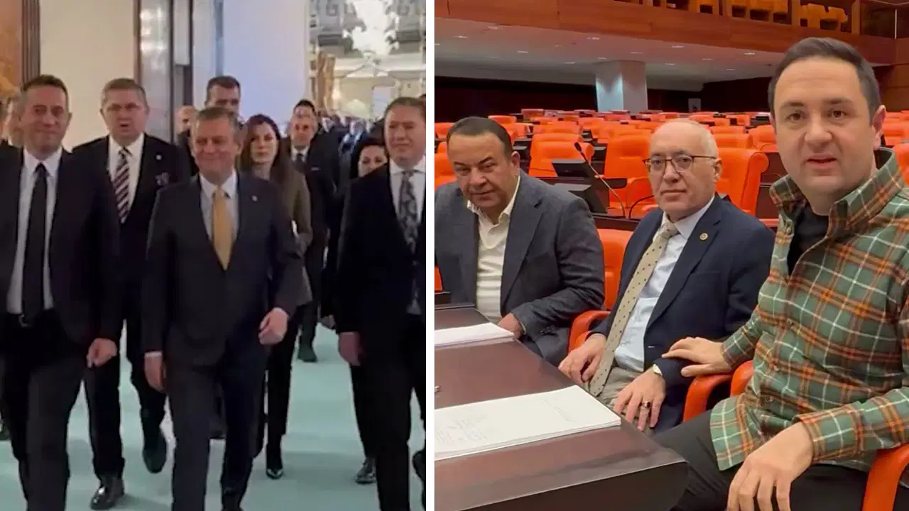 CHP'nin 'Meclis'i terk etmeme' eylemi devam ediyor