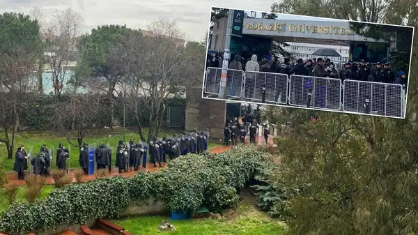 Boğaziçi Üniversitesi'nde 'Erdoğan' önlemleri: Öğrencilerin girişi yasaklandı, kampüs abluka altında!
