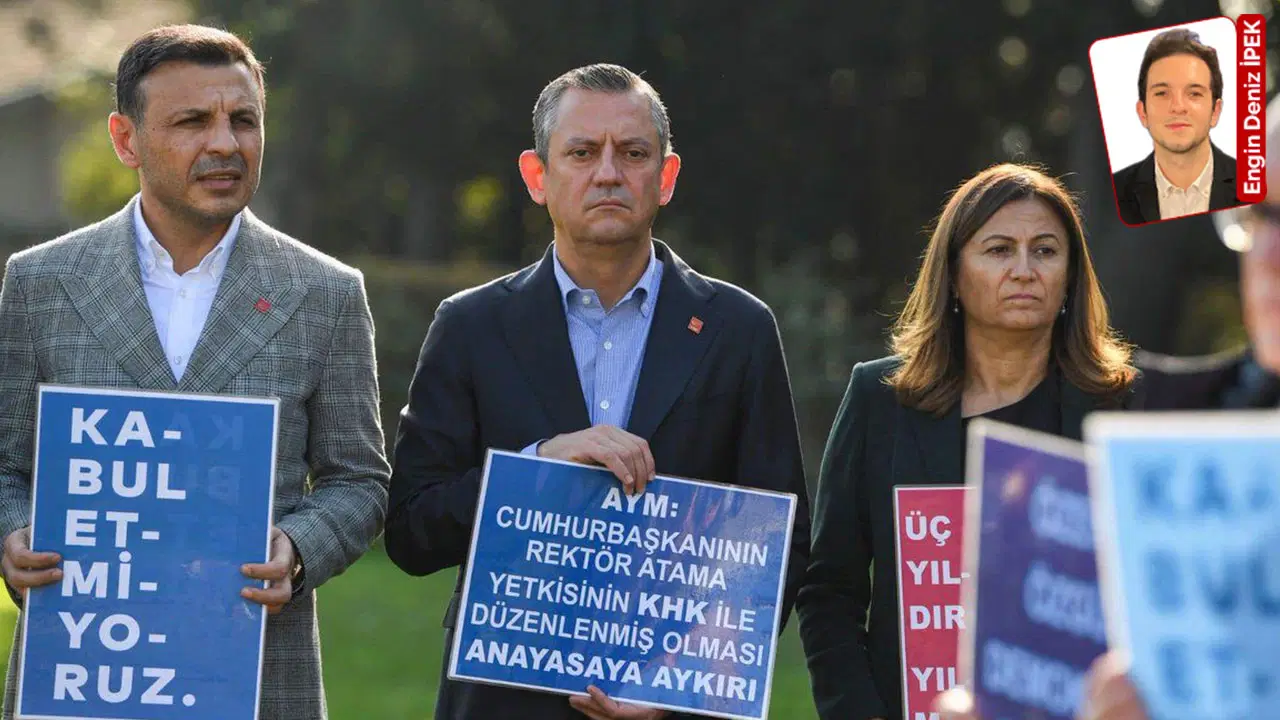 CHP lideri Özgür Özel, Boğaziçi Üniversitesi'nde... Akademisyenlerin nöbetine destek verdi!